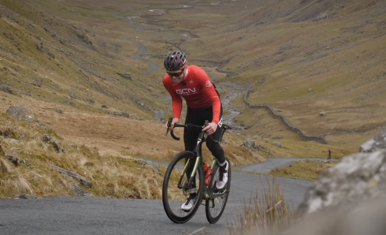 Brutal climbs on the Fred Whitton challenge