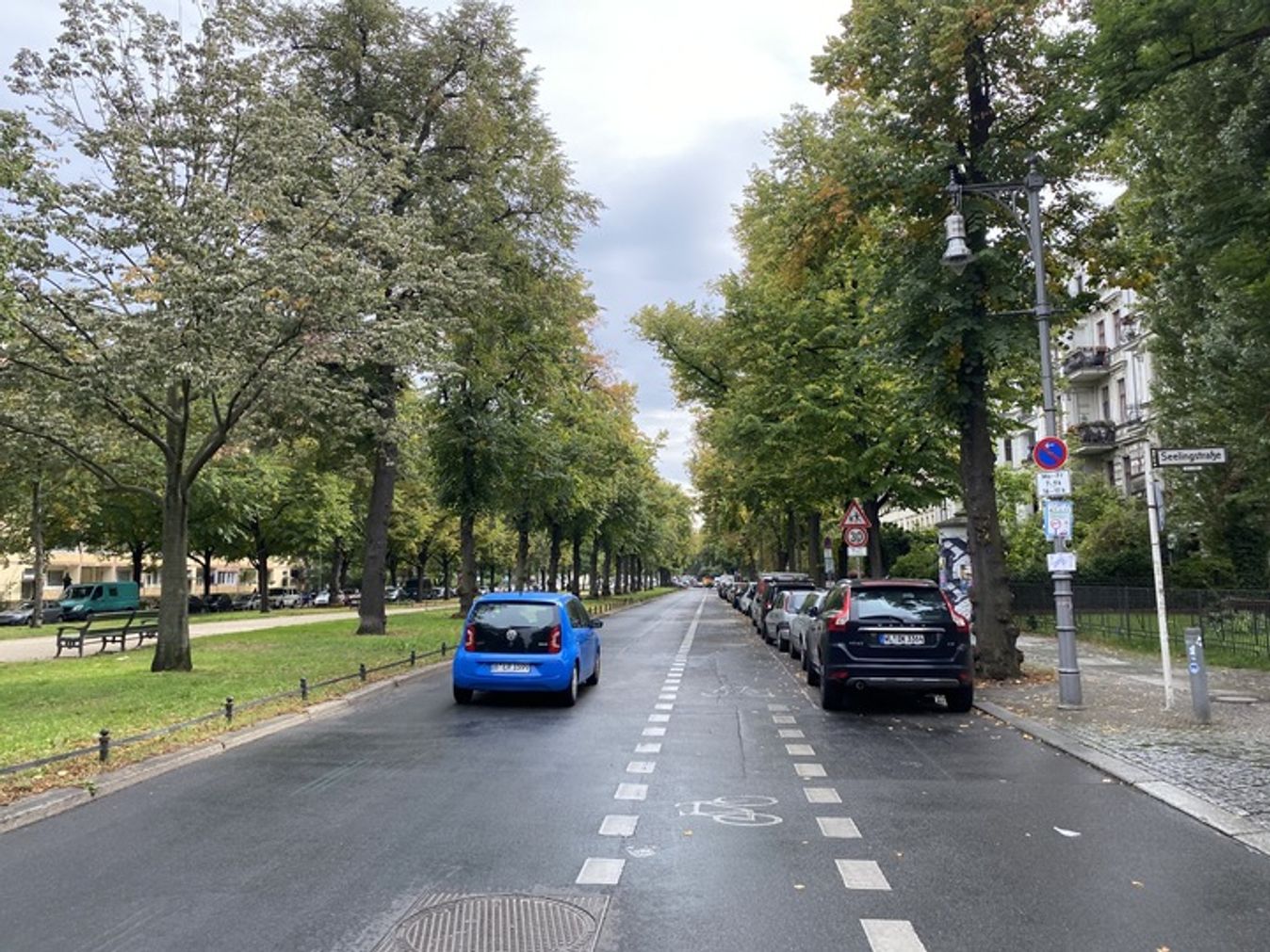 A cycle lane in Berlin