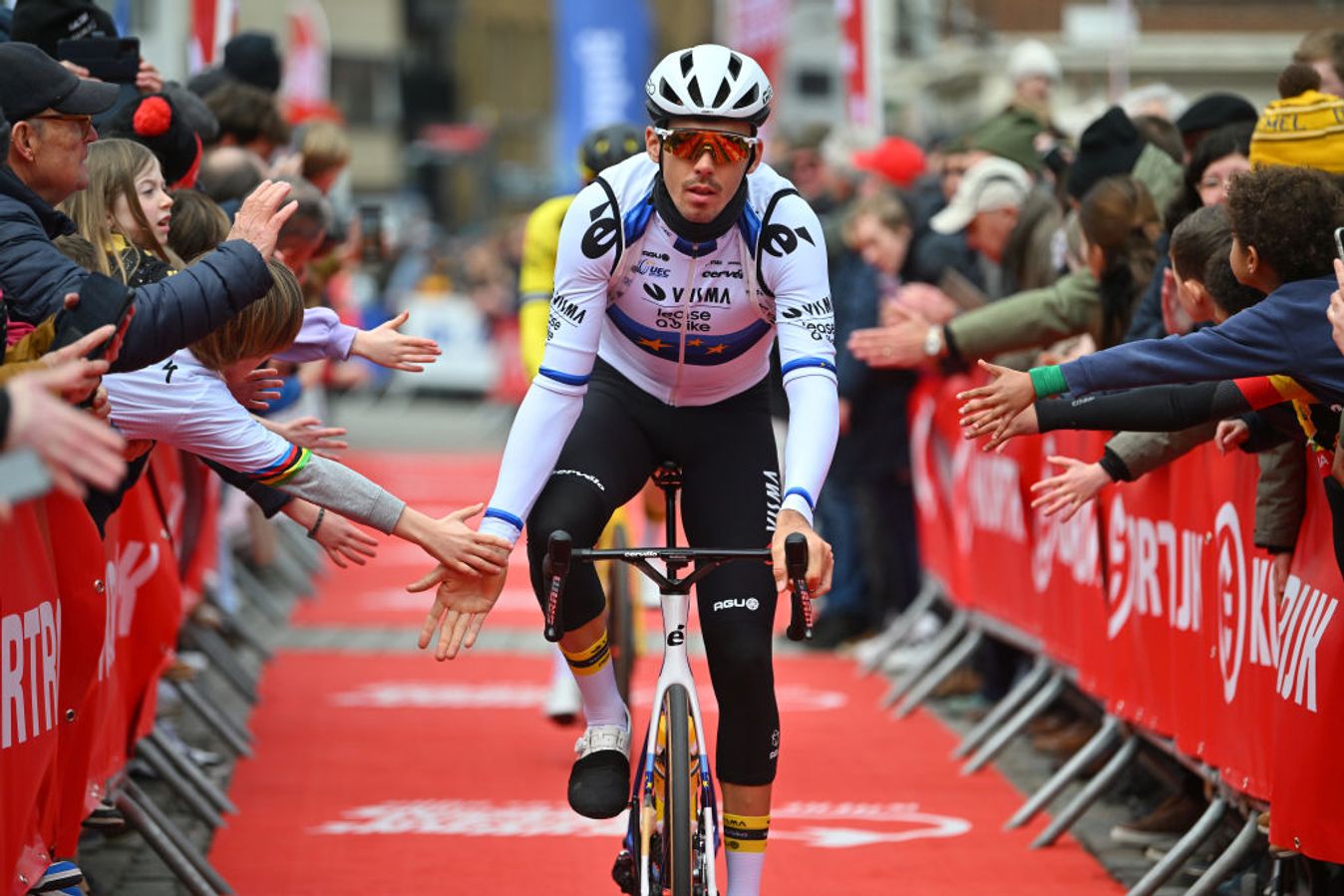 Christophe Laporte leads Visma in the absence of Wout van Aert