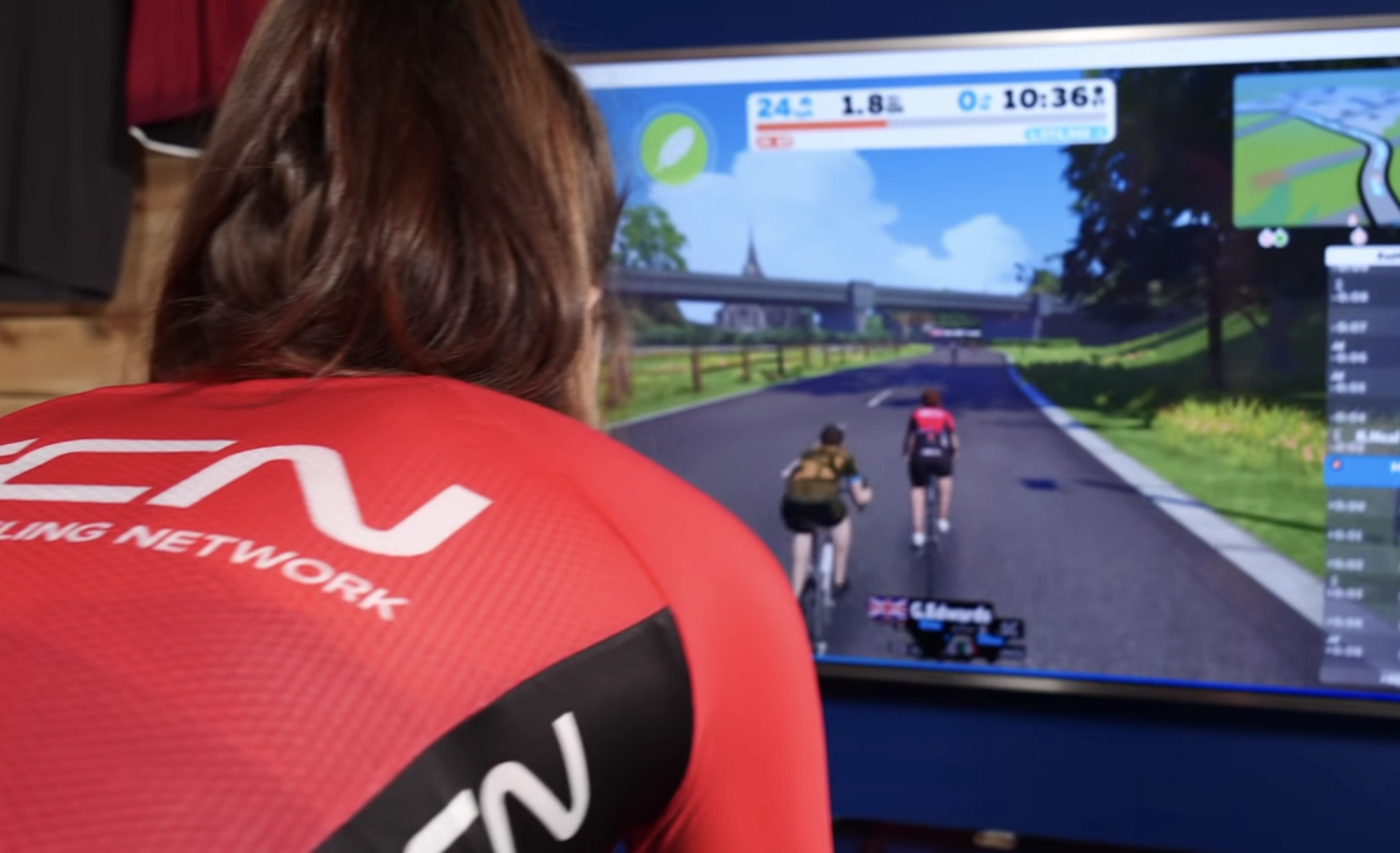 Smart trainers create an interactive riding experience