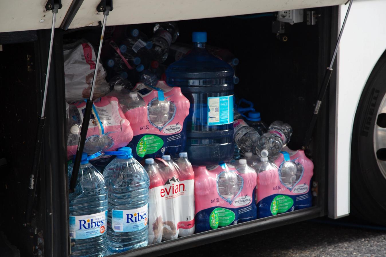 UAE Team Emirates water supply for the Vuelta a Espana