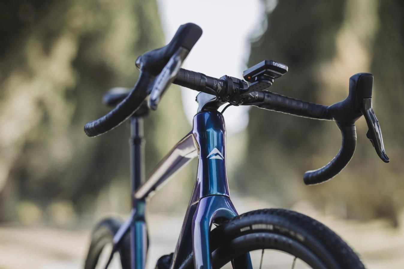 The redesigned head tube gives the bike a sportier look but has a practical purpose