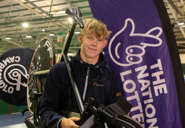 Finlay Tarling has been supported by Welsh Cycling