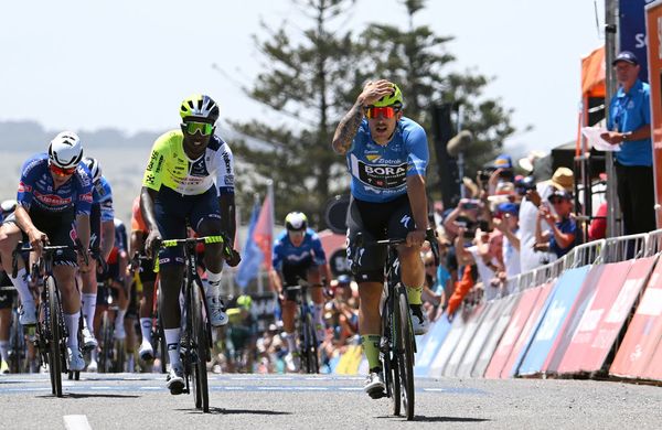 Sam Welsford made it three wins in four stages at the Tour Down Under