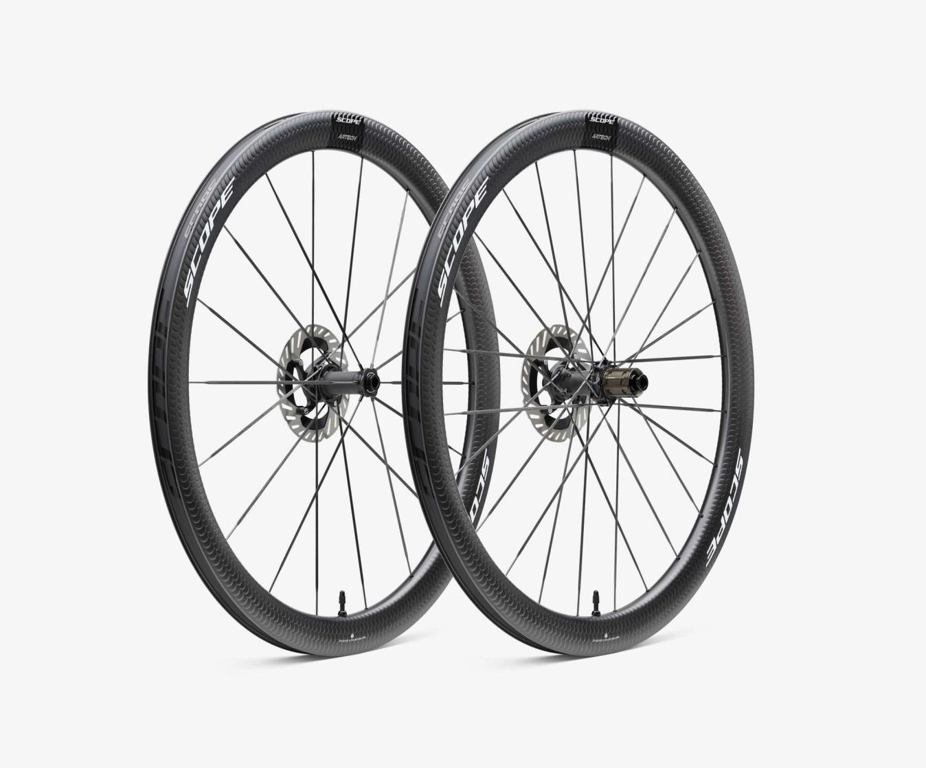 Each wheelset is designed to be lightweight and aerodynamic
