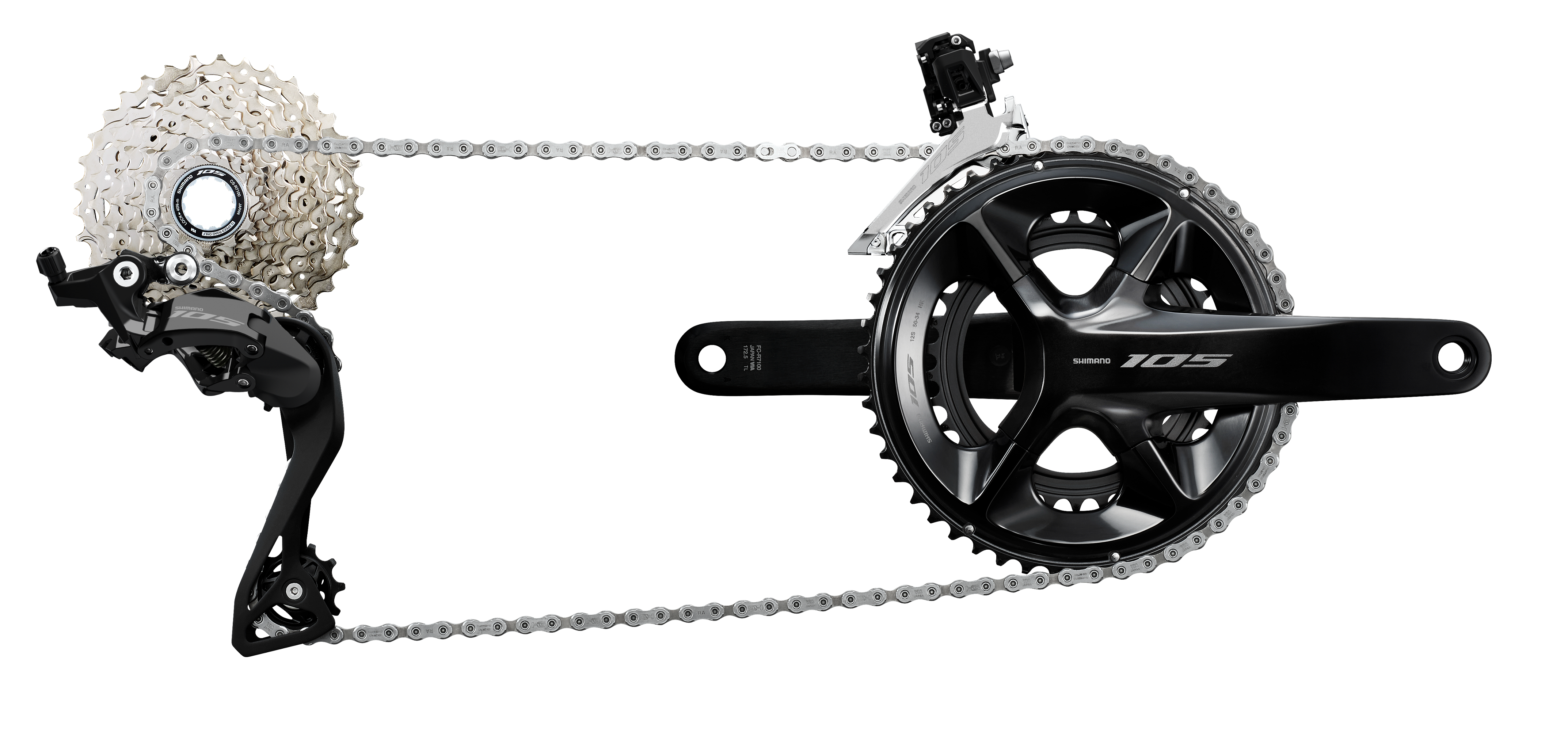 New mechanical Shimano 105 groupset is 12-speed for the first time