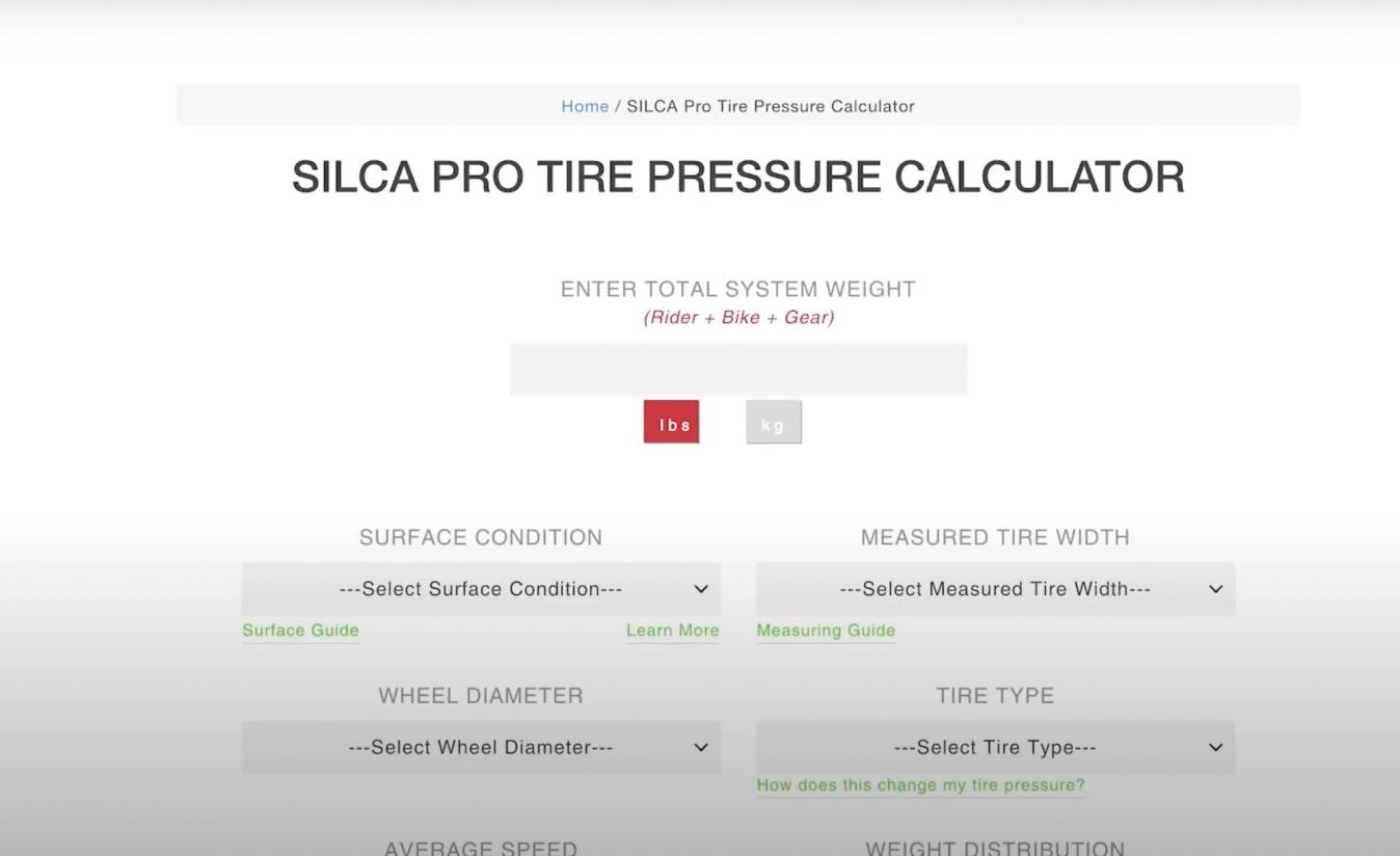 Silca offer a free online calculator for finding your optimal tyre pressure 