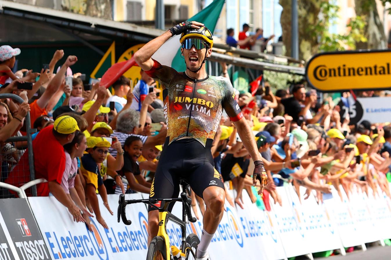 Christophe Laporte won a stage in the final week of the 2022 Tour de France, as Jumbo-Visma dominated the race