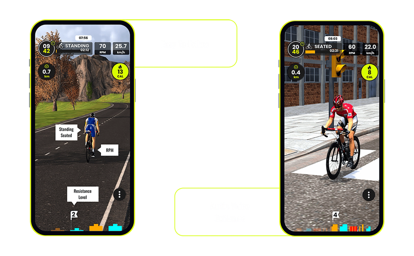 Cyclego is mobile cycling app for use with indoor smart trainers