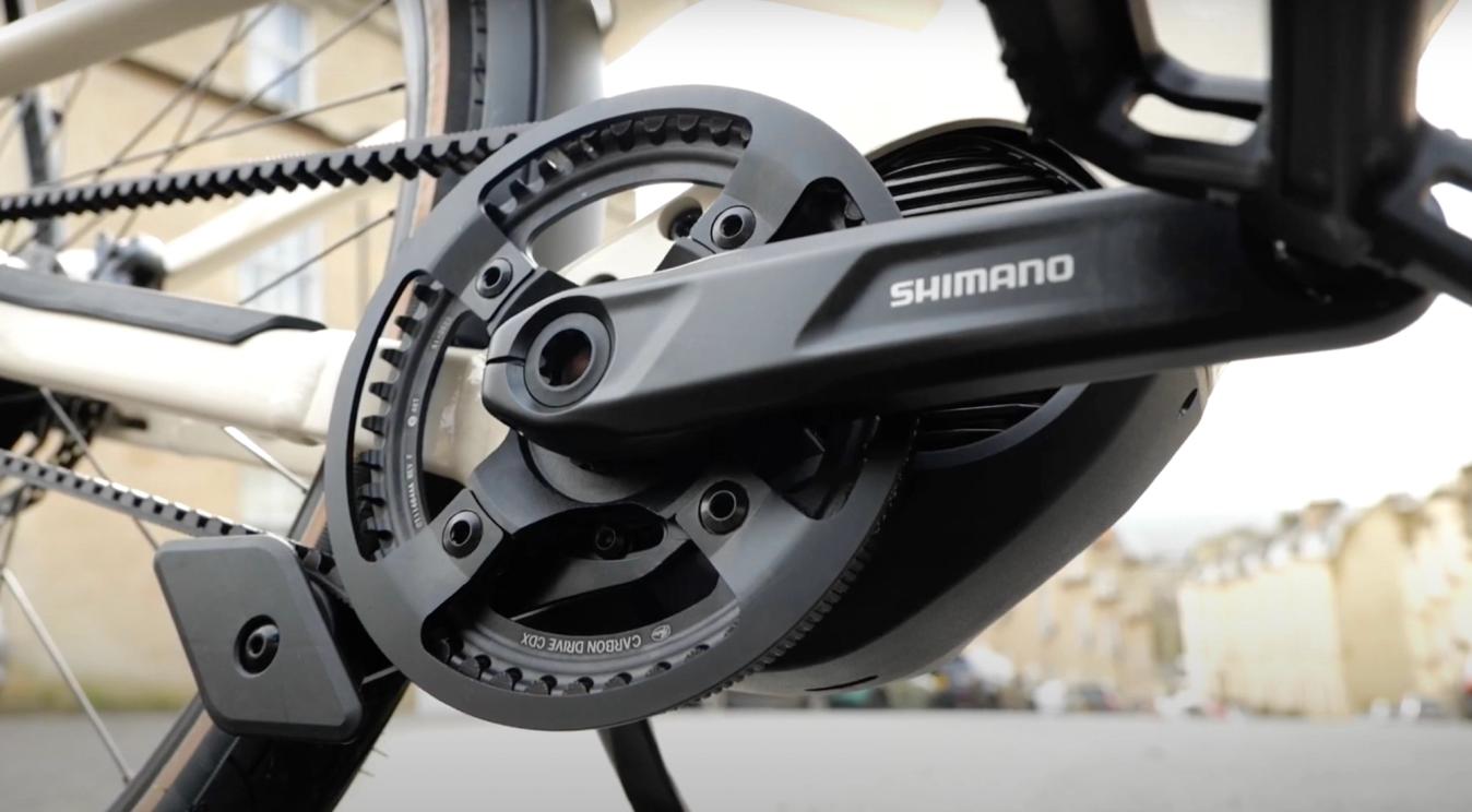 The top-spec Diem 10 uses Shimano's EP8 motor and a belt drive and internal hub gear configuration 