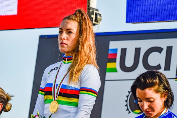Pauline Ferrand-Prévot won the first-ever UCI Gravel World Championships in 2022