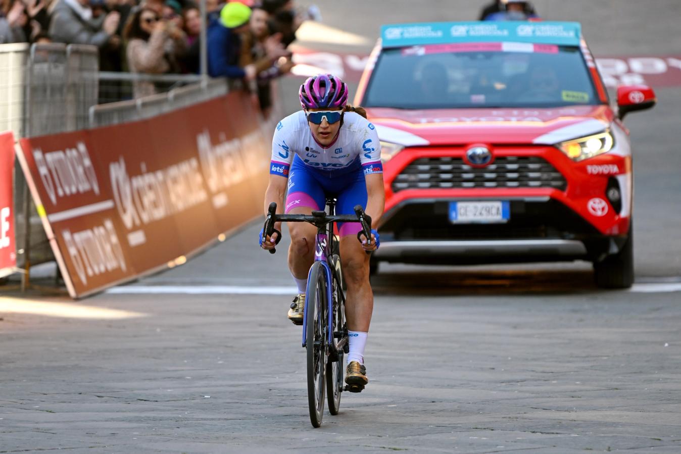 Kristen Faulkner last raced at La Vuelta Femenina. 