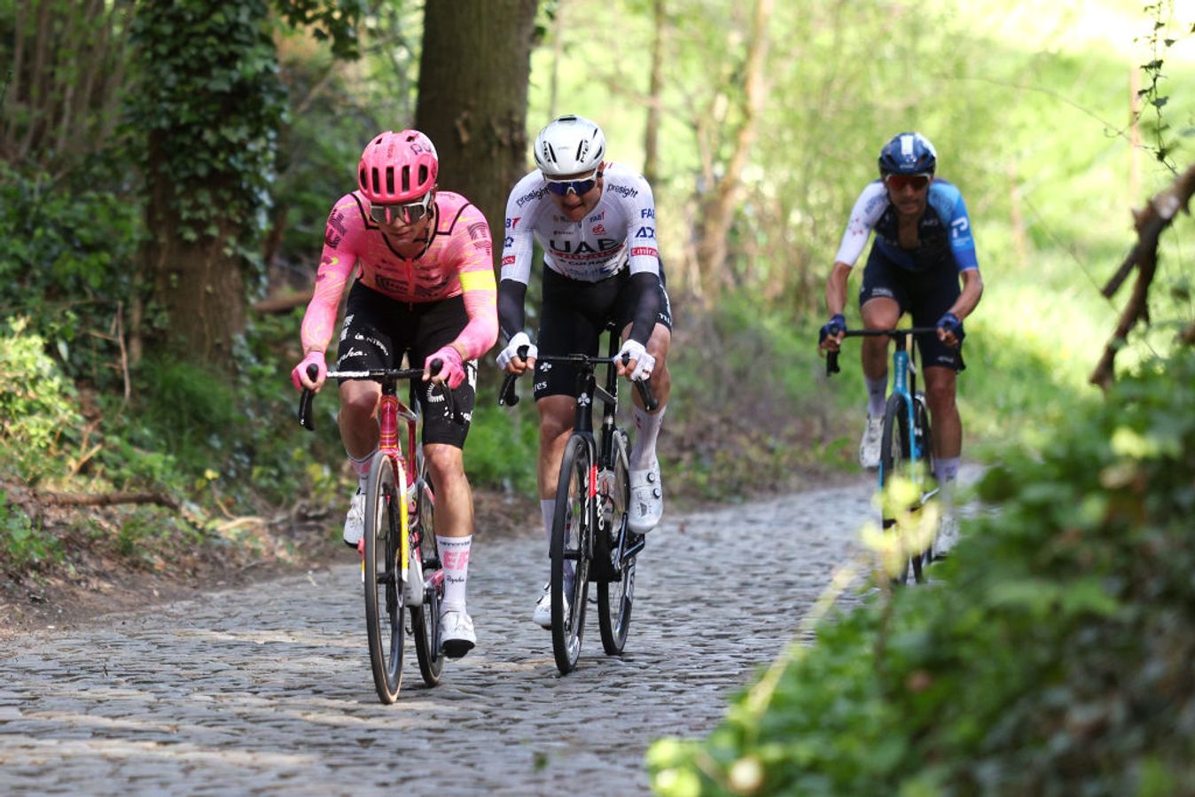 Van den Berg forces the issue on the final ascent of Moskesstraat