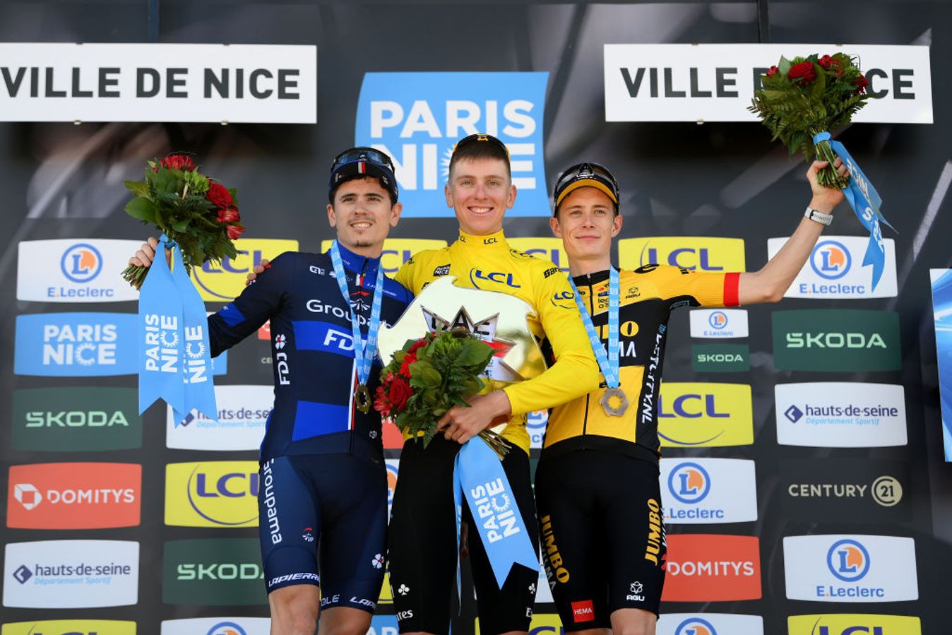The final podium of Paris-Nice 2023