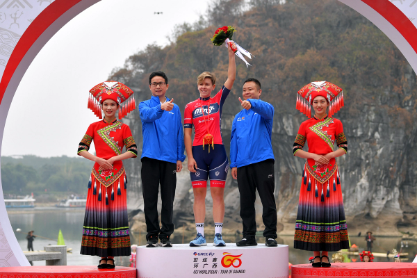 Hanna Tserakh has had success in China before, winning the sprint competition at the 2019 Tour of Guangxi