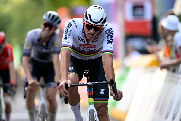 Mathieu van der Poel finished fourth at the GP de Wallonie on Wednesday
