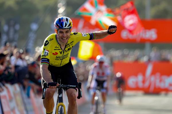 Wout van Aert (Visma-Lease a Bike) wins in Benidorm, Spain