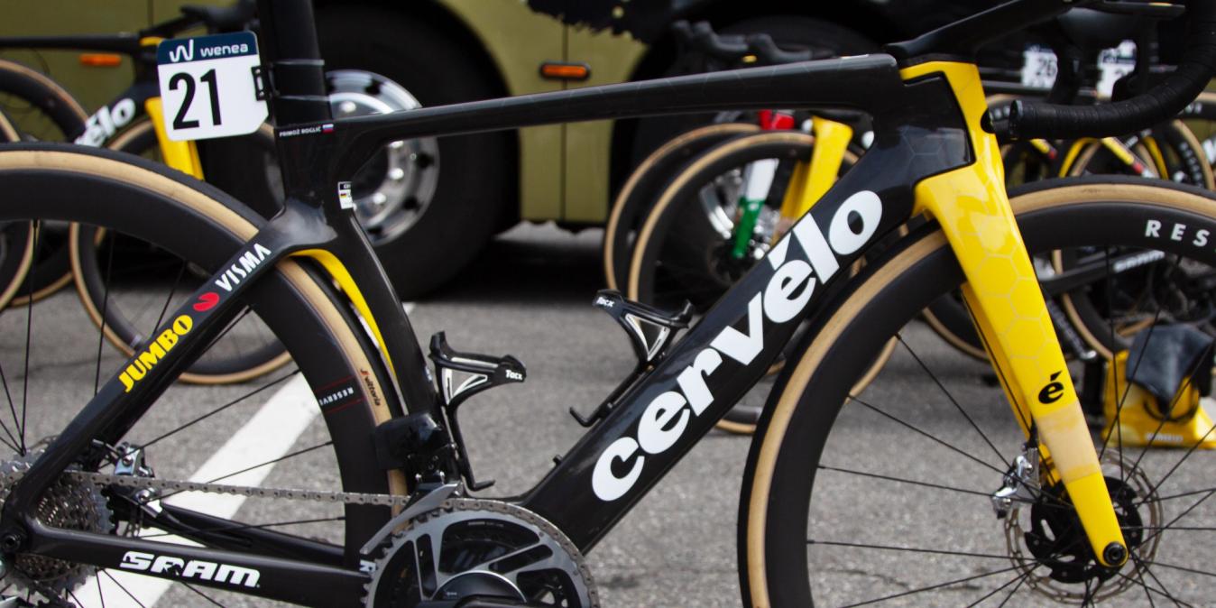 The Cervélo S5's frame is one of the most recognisable in the peloton