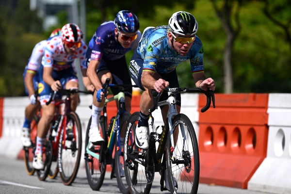 Mark Cavendish recently rode the Tour de France Singapore Criterium