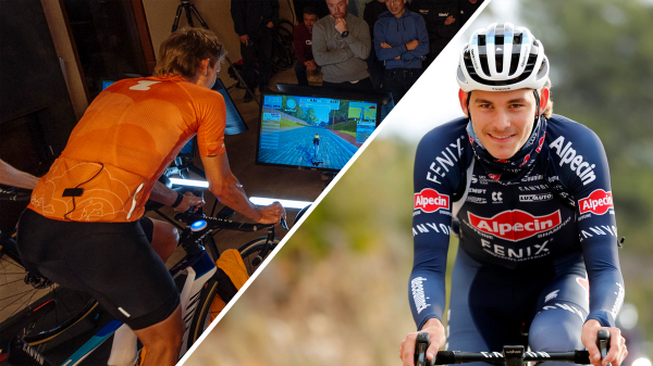 Alex Bogna won the Zwift Academy in 2021 and now rides for Alpecin-Deceuninck's development team