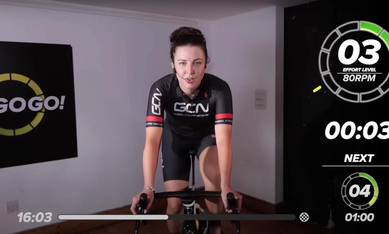 Joining in with one of the many training sessions on GCN Training is a great way to boost your indoor training, and best of all it is completely free!