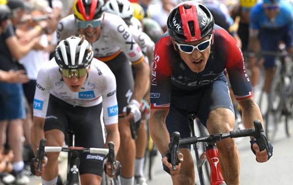 Geraint Thomas puts Tadej Pogačar under pressure at the Tour de France in 2022