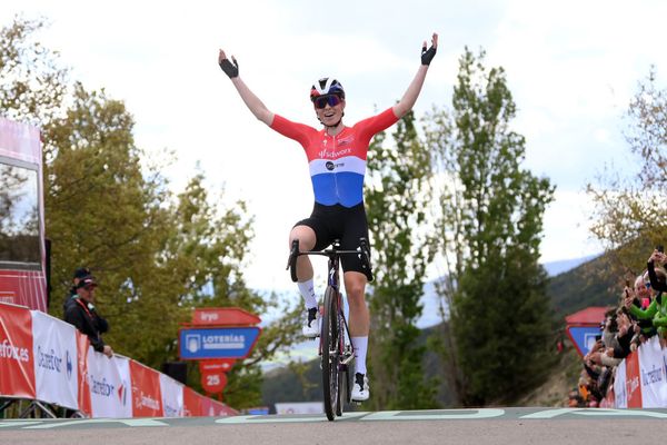 Demi Vollering won stage 5 of the Vuelta Femenina