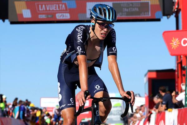 Max Poole (dsm-firmenich) eventually crossed the line in fourth after a big day in the break at the Vuelta a España