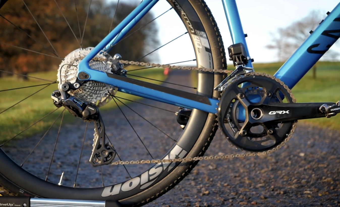 2x drivetrains have two front chainrings and a close-range cassette
