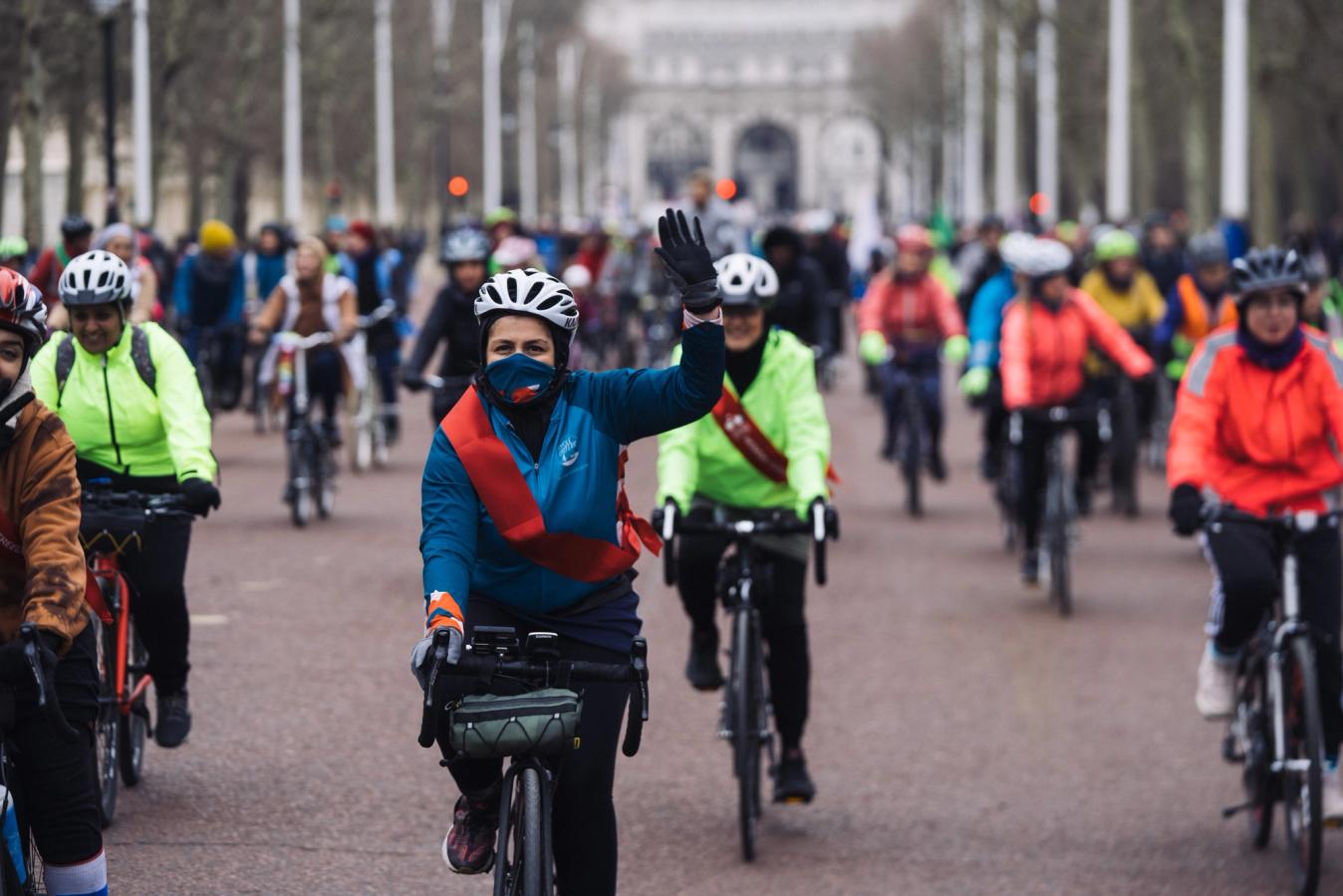 Cyclists take to the Mall in last year's Women's Freedom Ride
