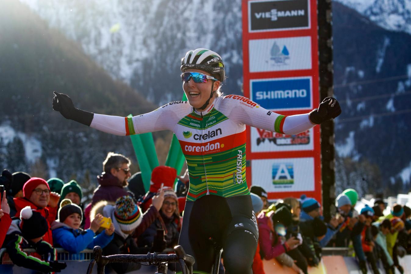 Manon Bakker produced an extraordinary ride to win in Val di Sole last weekend