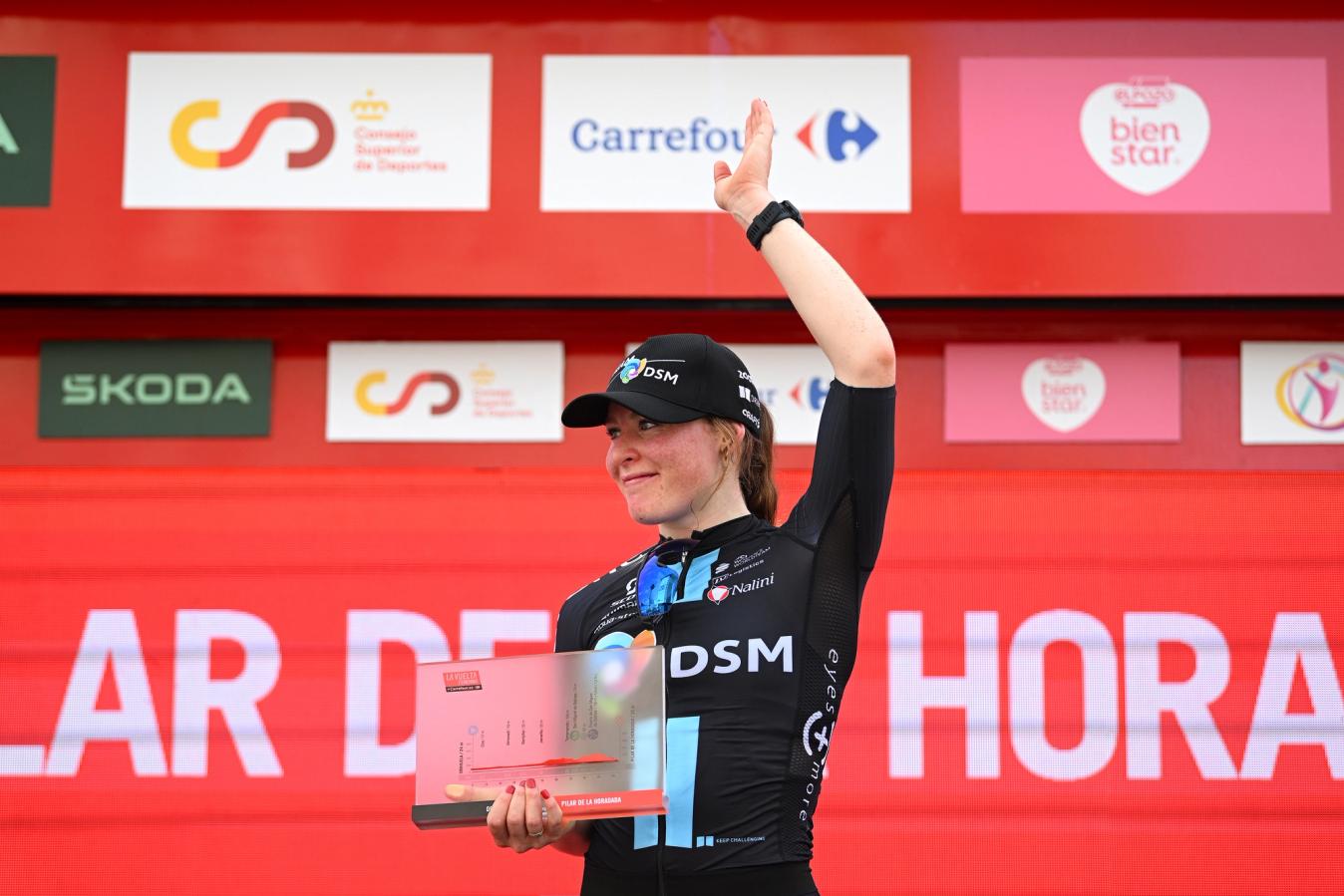 Charlotte Kool took victory on stage 2 of La Vuelta Fememina.