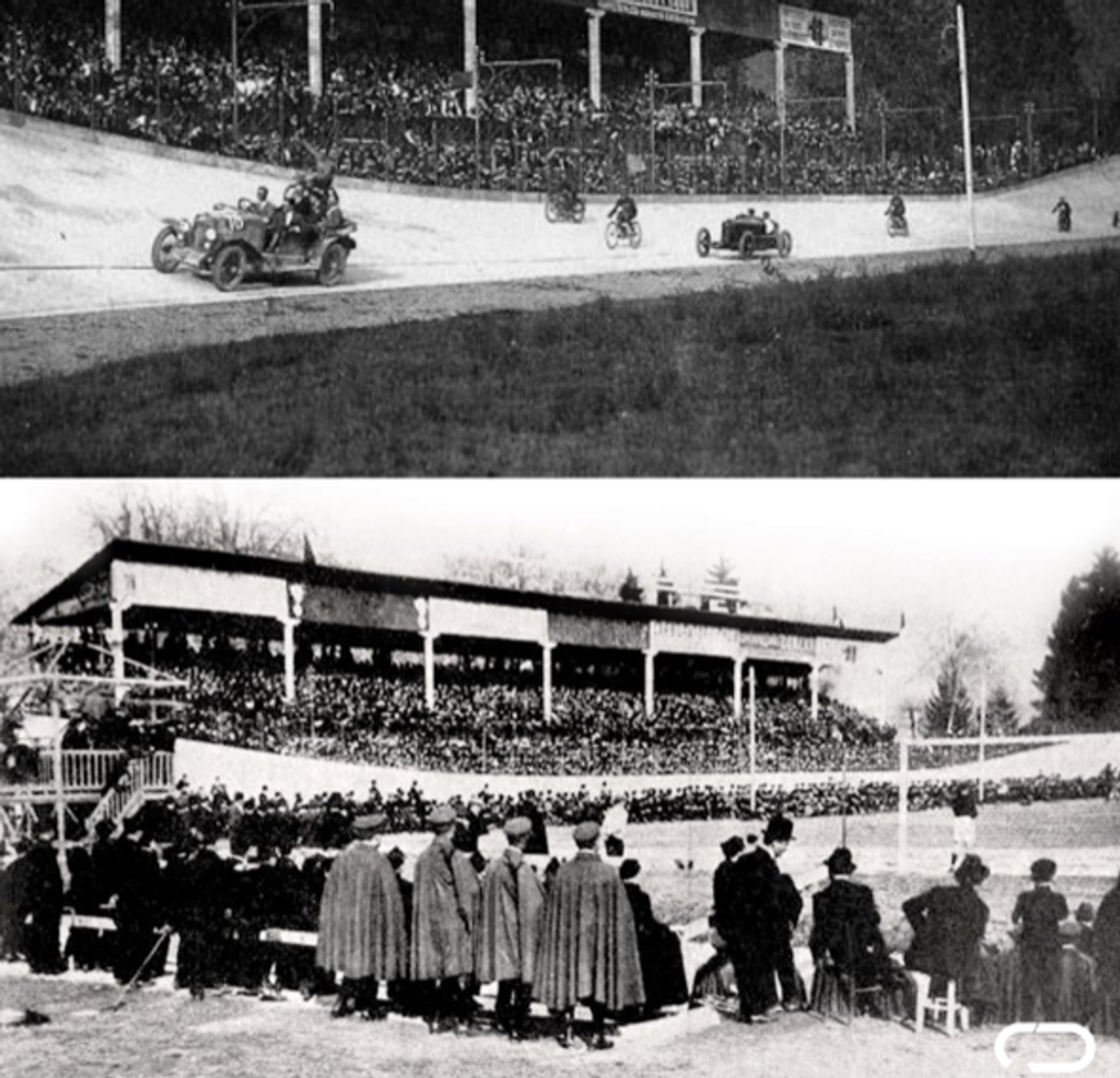The very earliest days of the Motovelodromo