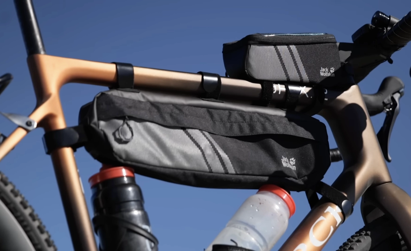 Most bikepacking bags can be fitted without any frame mounting points