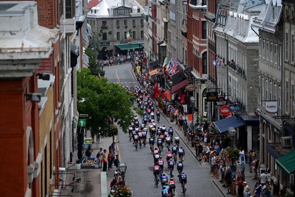 Old Town Quebec City on race day