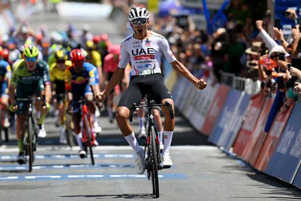 Isaac del Toro wins stage 2 of the Santos Tour Down Under