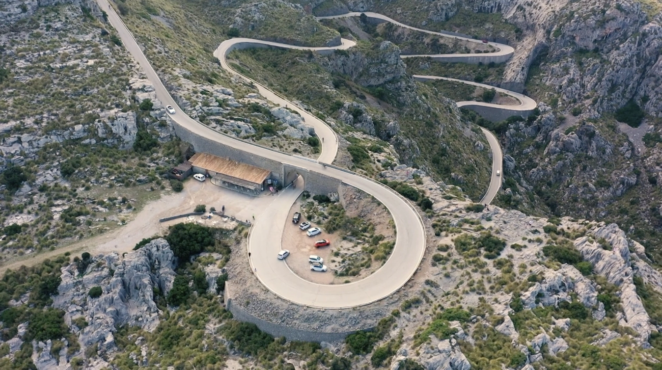 The Tie Knot – the famous 270 degree bend on Sa Calobra