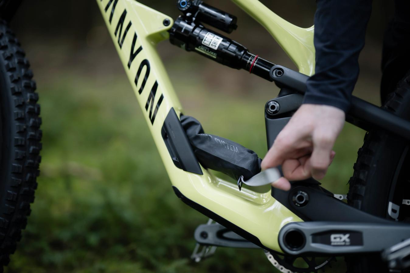 The new Spectral comes with internal frame storage and tool sleeve to carry essential spares and repairs