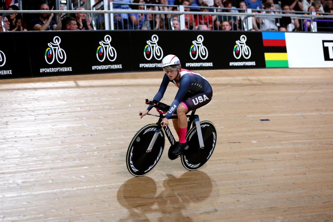 Chloé Dygert has now won four of the last seven world titles in the Women’s Elite Individual Pursuit. 