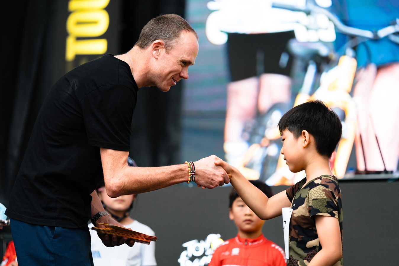 Froome remains one of cycling's most visible ambassadors, and takes enjoyment out of spreading his passion for the sport 