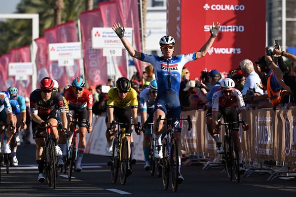 Tim Merlier wins stage 4 of the UAE Tour