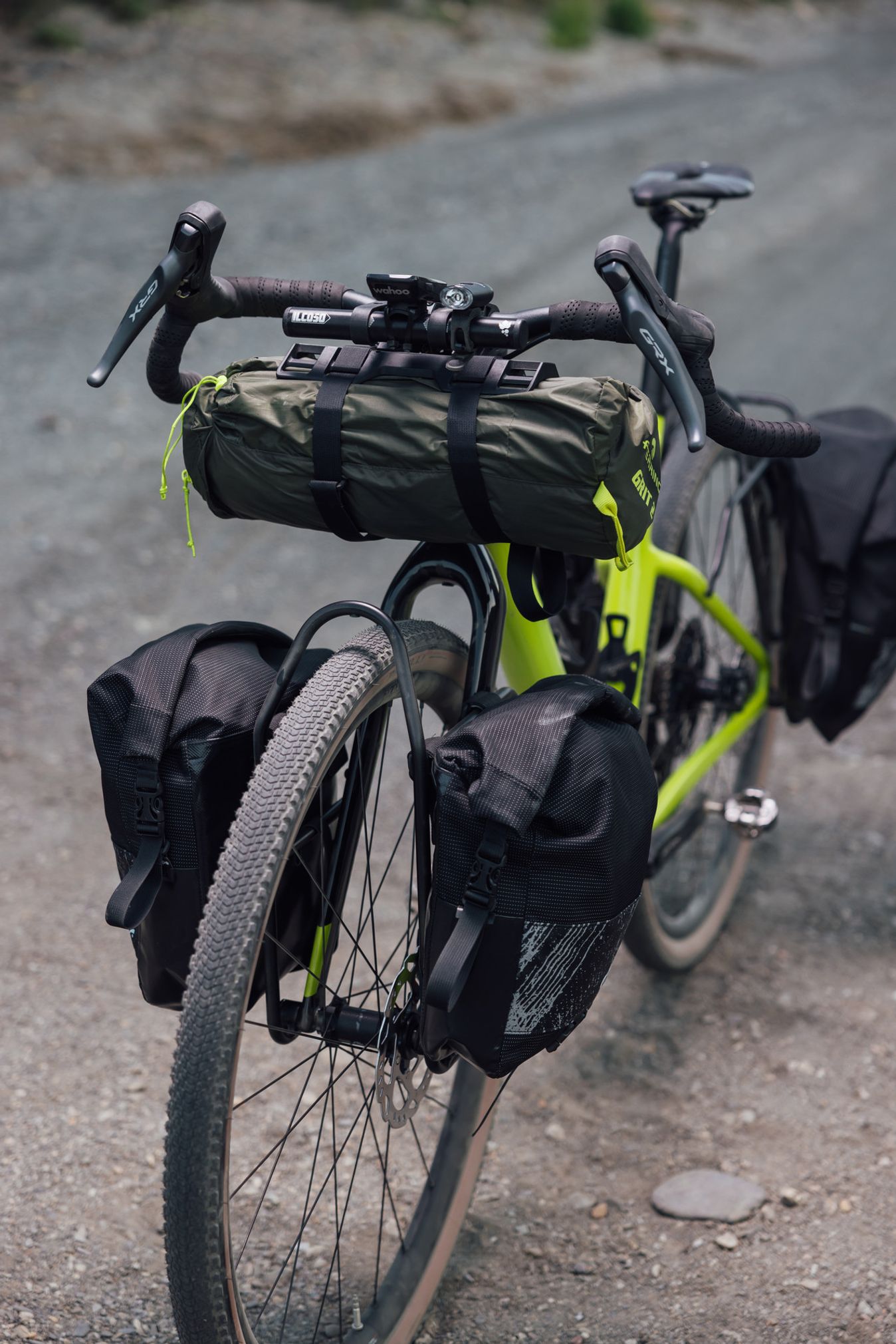 The bike is designed to carry a lot of luggage on the front of the bike so a shorter stem allows for more direct control when it is fully loaded