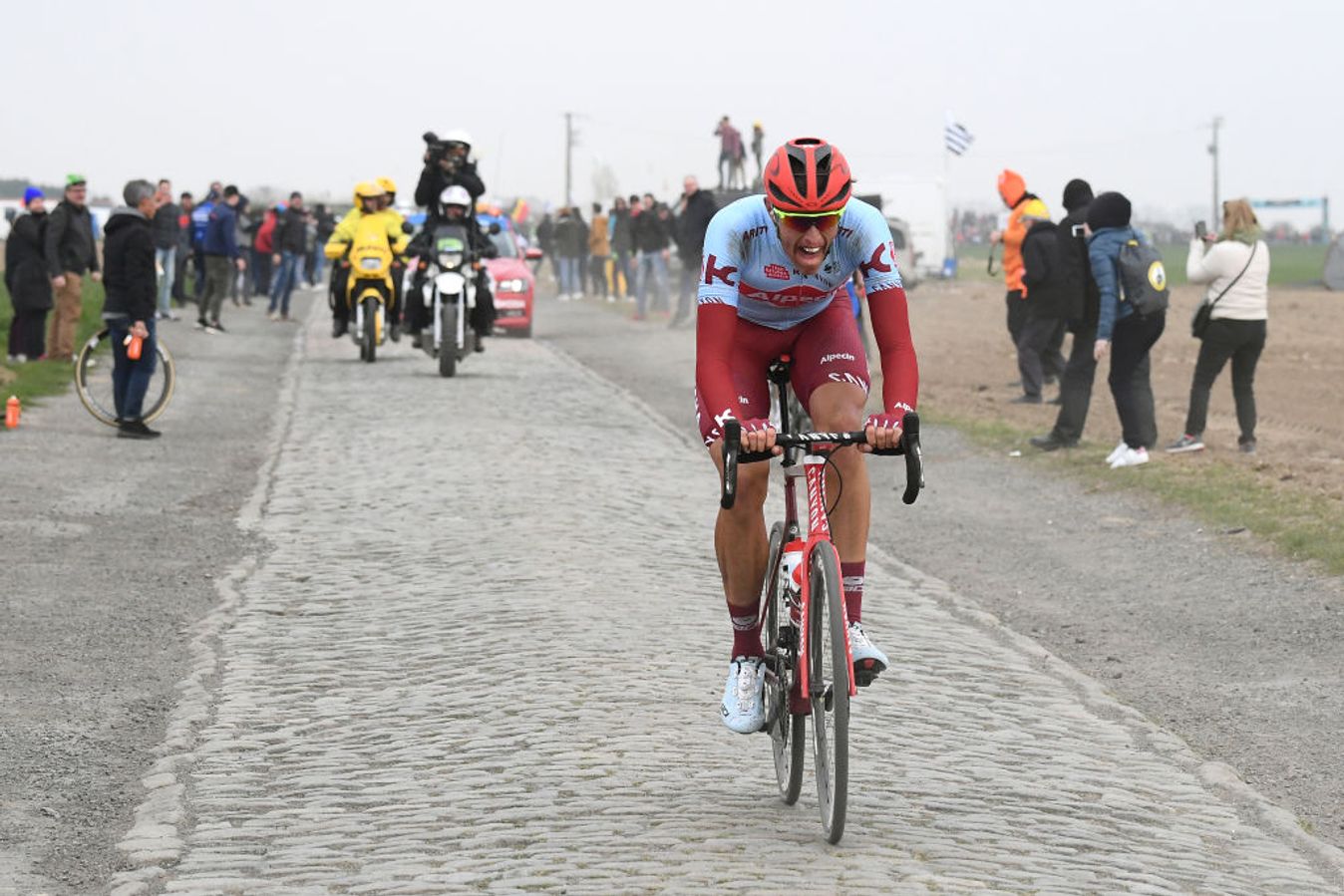 Nils Politt has been runner-up in Paris-Roubaix before, finishing behind Philippe Gilbert in 2019