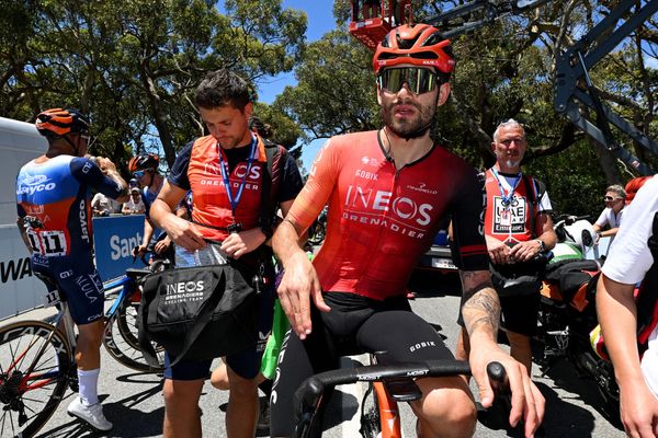 Ineos Grenadiers at the Tour Down Under this year