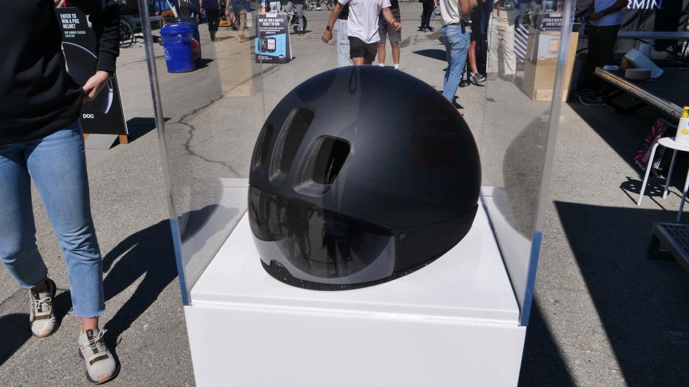 The Procen Air is POC's latest time trial-inspired road helmet