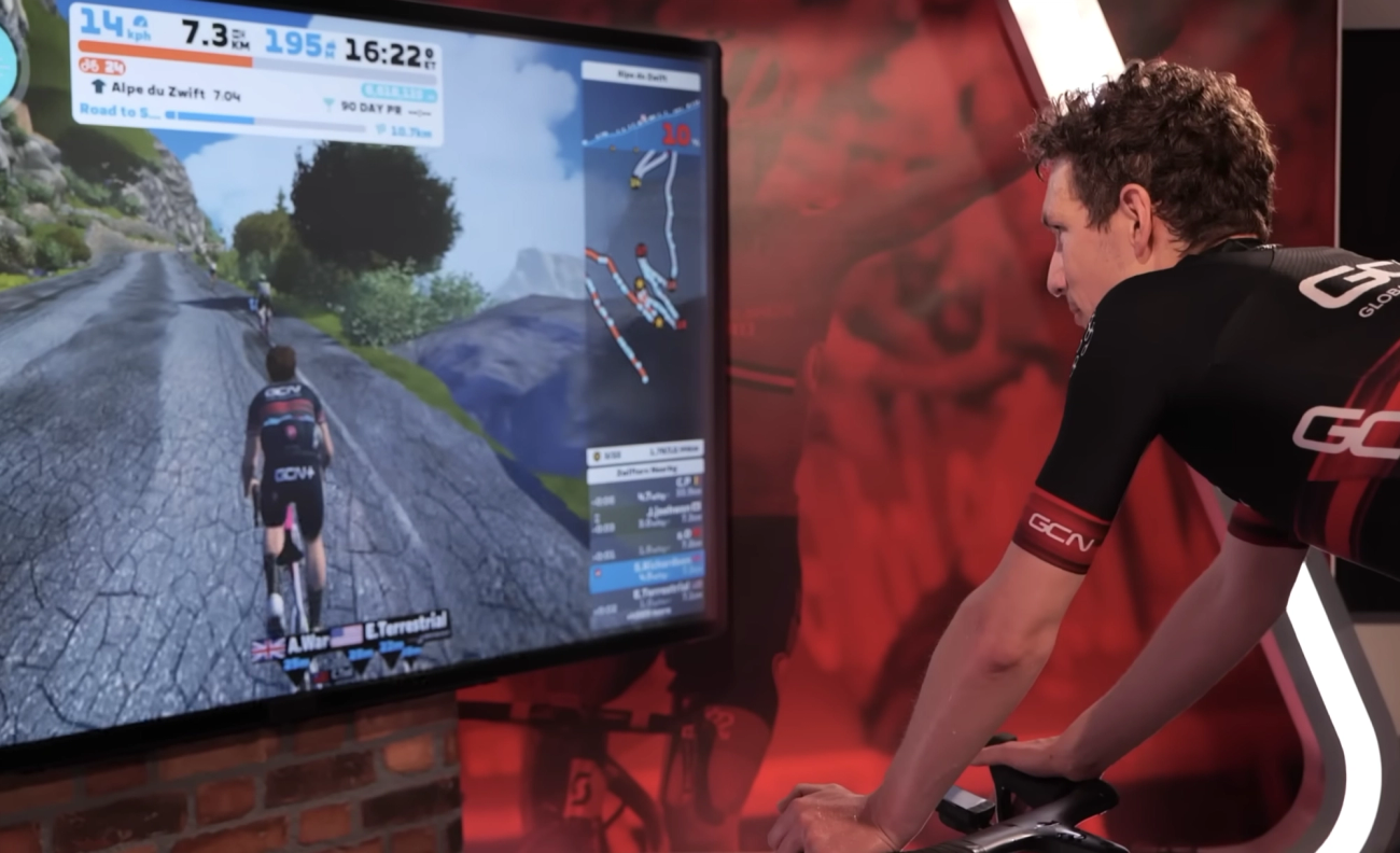 There are many apps that help to make indoor riding an immersive experience