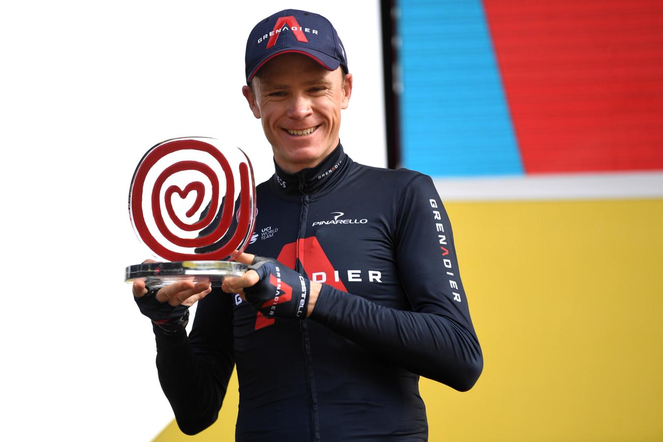 Chris Froome was presented with the trophy for his 2011 Vuelta a España win some nine years later, as he made his Grand Tour return following a life-threatening crash