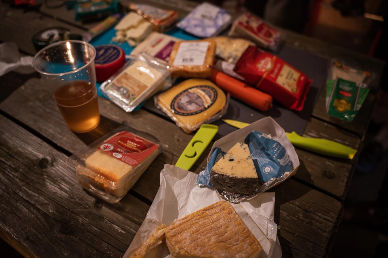 Charlie's Saturday night cheese competition: Doug's stilton clinched victory