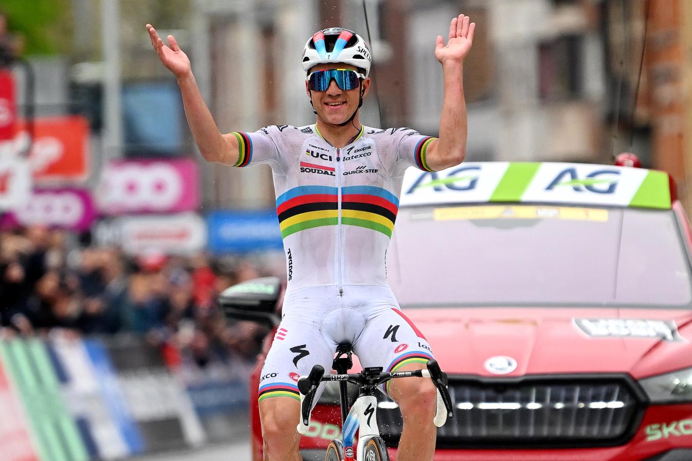 Remco Evenepoel won Liège-Bastogne-Liège atop the Specialized Tarmac SL7 which has since been upgraded with the Tarmac SL8