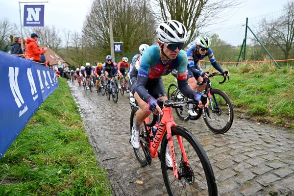 Kasia Niewiadoma rode strongly at Flanders, but she is still searching for that elusive win 
